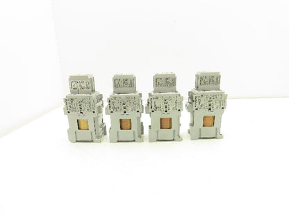 Allen Bradley 100-C09D*01 IEC Contactor 9A 3-Pole 24VDC Coil Aux 100-F  Lot of 4