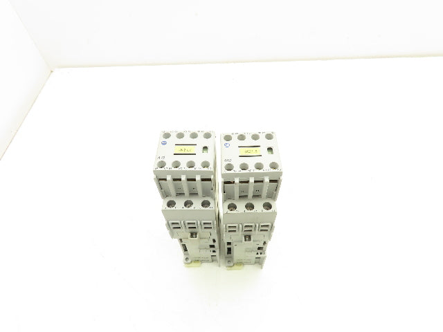 Allen Bradley 100-C30D*00 IEC Contactor 30A 3-Pole 600V 24VDC Coil  Lot of 2