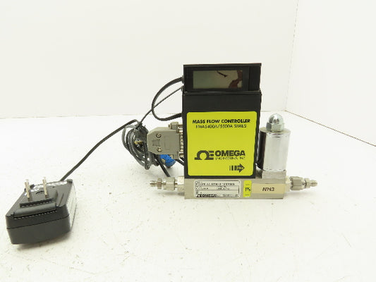 Omega FMA5518A-ST-NH3-40/0PSIG Mass Flow Meter Controller 0-5 L/min Gas NH3