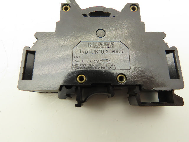 Phoenix Contact UK10.3-HESI Terminal Block Fuse Holder 30A 1-Pole Lot of 18