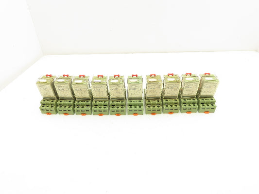 Releco Turck C5-A30 Power Relay 16A 120V 11-Pin Socket  Lot of 10