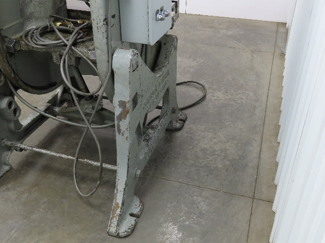 Johnson No 5 Mechanical OBI Punch Press 50 Ton 4" Stroke 10" Throat Bad Motor