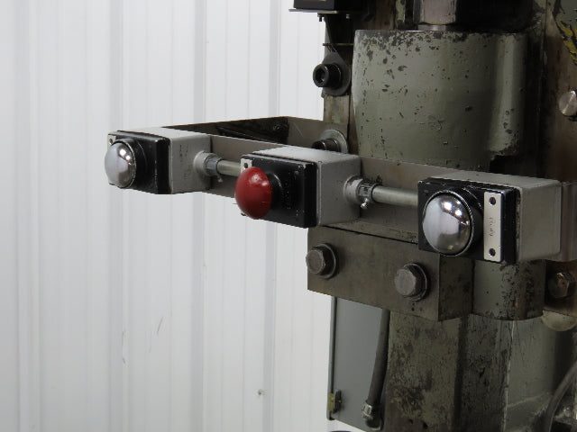 Johnson No 5 Mechanical OBI Punch Press 50 Ton 4" Stroke 10" Throat Bad Motor