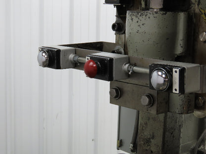 Johnson No 5 Mechanical OBI Punch Press 50 Ton 4" Stroke 10" Throat Bad Motor