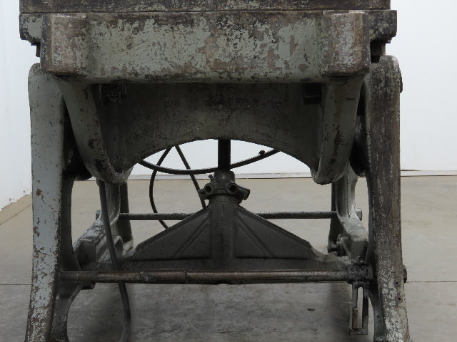 Johnson No 5 Mechanical OBI Punch Press 50 Ton 4" Stroke 10" Throat Bad Motor