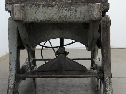 Johnson No 5 Mechanical OBI Punch Press 50 Ton 4" Stroke 10" Throat Bad Motor