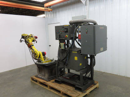 Fanuc M-6I Industrial Robot 6 Axis R-J2 Controller Teach Pendant Spray Head