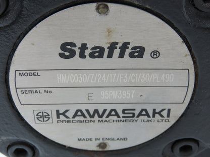 Kawasaki Staffa HM/C030/Z/24/17/F3/C1/30/PL490 Radial Piston Hydraulic Motor