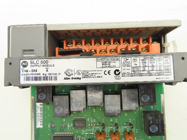 Allen-Bradley 1746-OX8 SLC500 Output Module Series A Lot Of 3