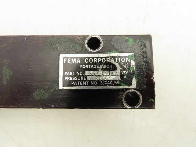 FEMA 85370 Proportional Pressure Control Valve 2000 PSI 12VDC