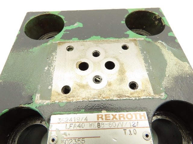 Rexroth LFA40 WEB8-60-V-12/T10 Logic 2-Way Cartridge Valve Control Cover
