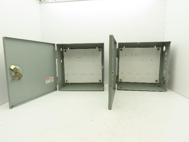 Hoffman A-16N16A Wall Mount Electrical Enclosure 16x16" NEMA Type 1 Lot of 2