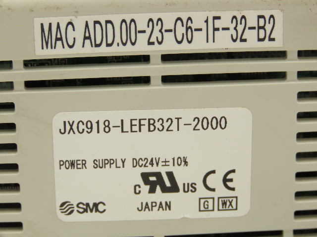 SMC JXC918-LEFB32T-2000 Electric Actuator Controller 24VDC JX Motor Driver Pen