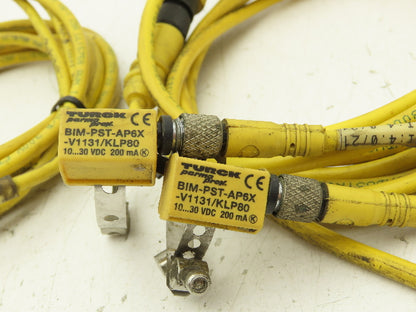 Turk BIM-PST-AP6X-V1131/KLP80 Parmo Prox Proximity Sensor Reed Switch Lot of 4
