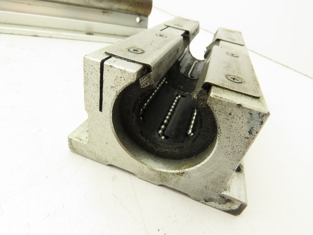 NB TWD 16WUU Open Style Linear Slide Bearing Double Wide 1" x 18" Track