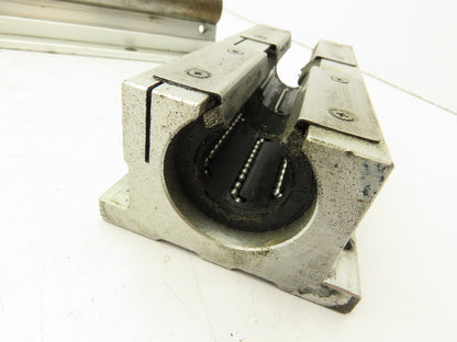 NB TWD 16WUU Open Style Linear Slide Bearing Double Wide 1" x 18" Track