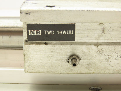 NB TWD 16WUU Open Style Linear Slide Bearing Double Wide 1" x 18" Track