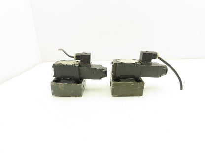 Rexroth LFA25 GWB-60 Logic Cartridge Valve Solenoid Control Cover 24VDC Lot of 2