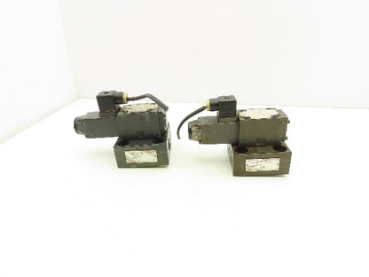 Rexroth LFA25 GWB-60 Logic Cartridge Valve Solenoid Control Cover 24VDC Lot of 2