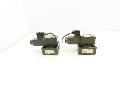 Rexroth LFA25 GWB-60 Logic Cartridge Valve Solenoid Control Cover 24VDC Lot of 2