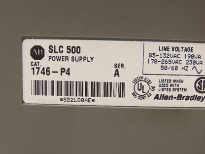 Allen Bradley 1746-P4 SLC 500 Power Supply Series A Missing Door
