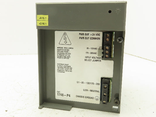 Allen Bradley 1746-P4 SLC 500 Power Supply Series A Missing Door