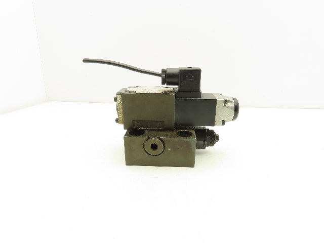 Rexroth LFA25 DBW2-60 Logic Valve Cover Solenoid Control 4WE6D51/AG24N9K4/V