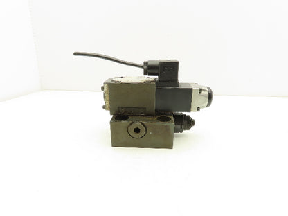 Rexroth LFA25 DBW2-60 Logic Valve Cover Solenoid Control 4WE6D51/AG24N9K4/V