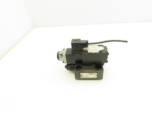 Rexroth LFA25 DBW2-60 Logic Valve Cover Solenoid Control 4WE6D51/AG24N9K4/V
