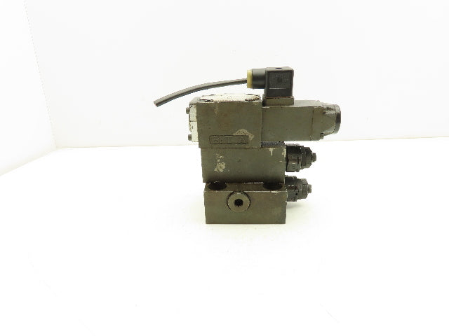 Rexroth LFA25 DBU2B2-60 Logic Valve Cover Solenoid Control 4WE6D51/AG24N9K4/V