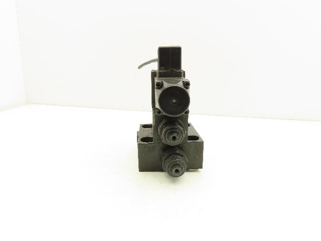 Rexroth LFA25 DBU2B2-60 Logic Valve Cover Solenoid Control 4WE6D51/AG24N9K4/V