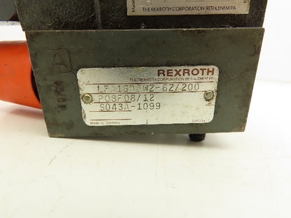 Rexroth LFA16 DBW2-62 Logic Valve Cover Solenoid Control 4WE6H51/AG24N9K4 24V