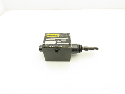 Parker D3T1H21X4544 Directional Control Valve 2-Position Spring Return 5000 PSI