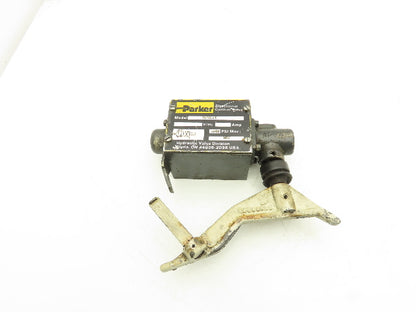 Parker D3ML4B Directional Control Manual Lever Valve 2-Pos Spring Return 3000psi