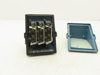 United Electric J403-451 Pressure Switch 80" WC 225PSI Max 3 Pole Relay