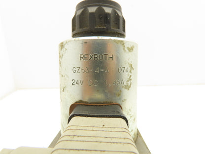 Rexroth 5-4WE10C32/CG24N9K4/A12 Directional Control Solenoid Valve 24VDC