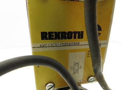Rexroth 4WE10E31/CG24N9K4 Directional Control Solenoid Valve 24VDC