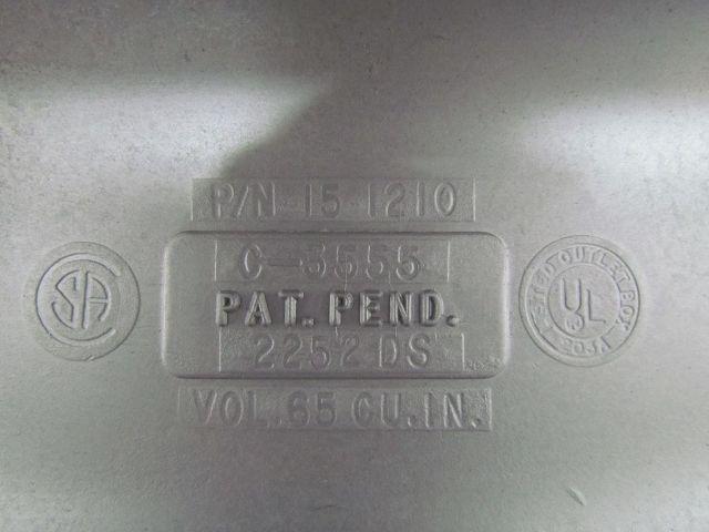 Killark Electric OC-6 2" C-Type Rigid Conduit Body Aluminum C67-SA