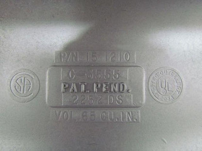 Killark Electric OC-6 2" C-Type Rigid Conduit Body Aluminum C67-SA