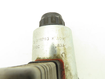 Rexroth 4WE10E32/CG24N9K4V Directional Control Solenoid Valve 24VDC