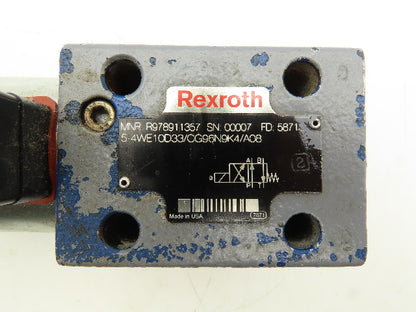 Rexroth 5-4WE10D33/CG96N9K4/A08 Directional Control Solenoid Valve R978911357