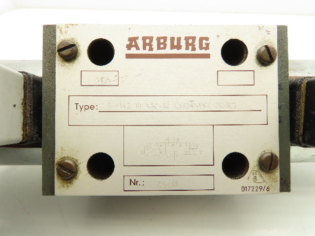 Arburg 5-4WE10 X38-32/CG24N9K4 Directional Control 4/3 Solenoid Valve 24VDC