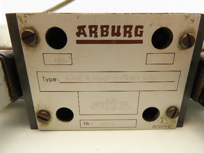 Arburg 5-4WE10 X38-32/CG24N9K4 Directional Control 4/3 Solenoid Valve 24VDC