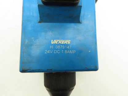 Vickers DG4S4 0133C UH 60 Directional Control 4/3 Solenoid Valve 24VDC