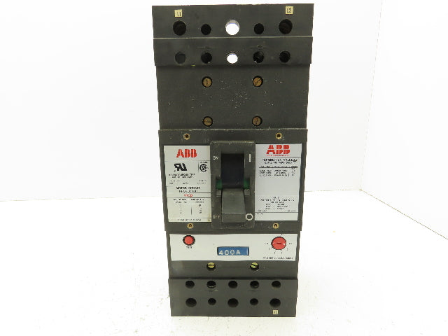 ABB Type JS Circuit Breaker 400A 480VAC 2 Pole