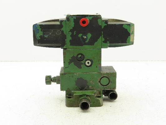 Vickers DG4S4 0133C WB 50 Directional Solenoid Valve Stack 120V