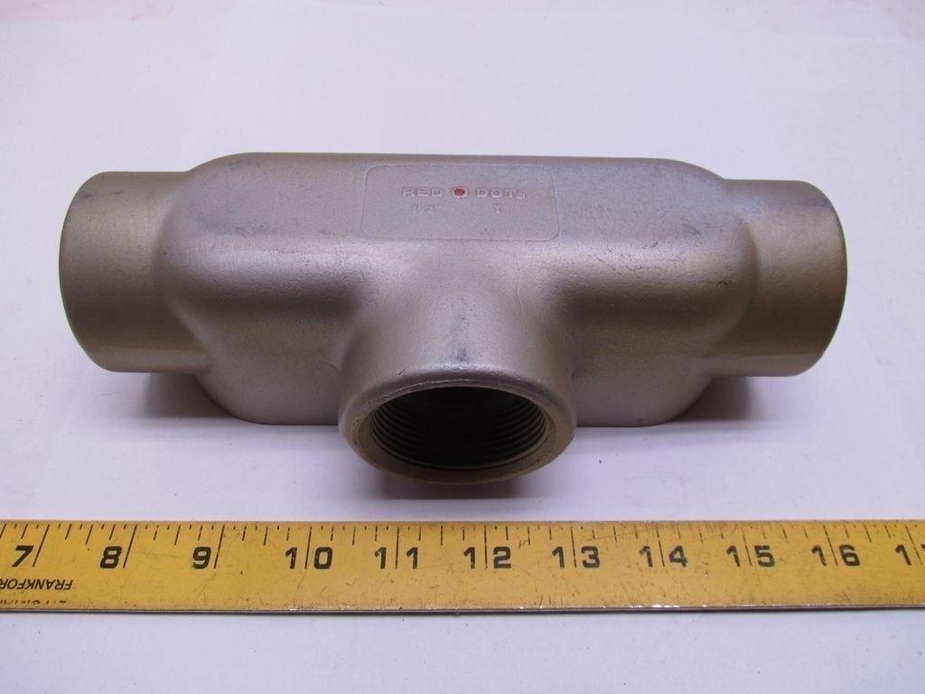 Red Dot 1 1/2" Rigid Conduit Body T57-SA Aluminum