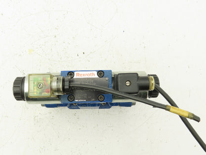 Rexroth 4WEH 10 E47/6EG24N9ETK4/B10 Directional Solenoid Valve 24VDC 4WE6J62