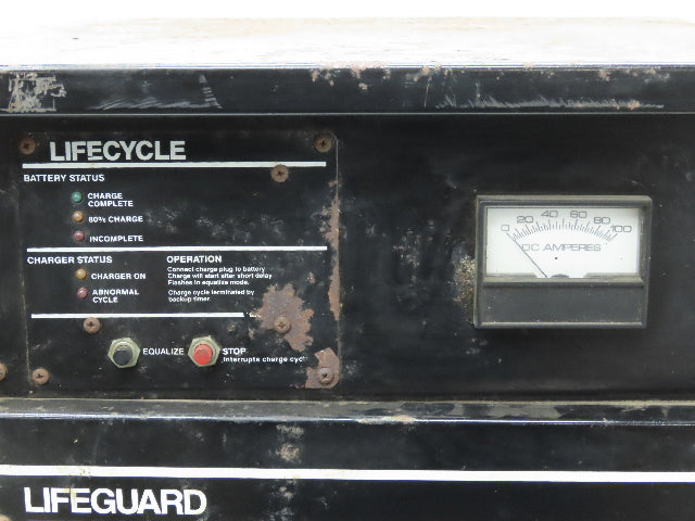 Hawker 6M450B Lifeguard Ferroresonant Charger 12V 381-450ah 208/240/480V 1Ph