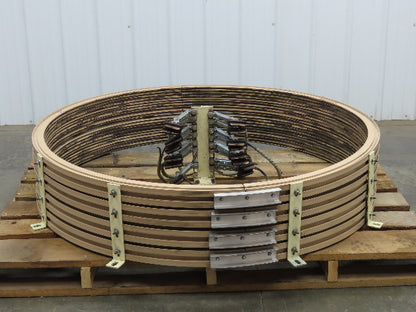 Four Bar Electrification 125A 600V 10 Conductor 60" Diameter Bussway Rail Union